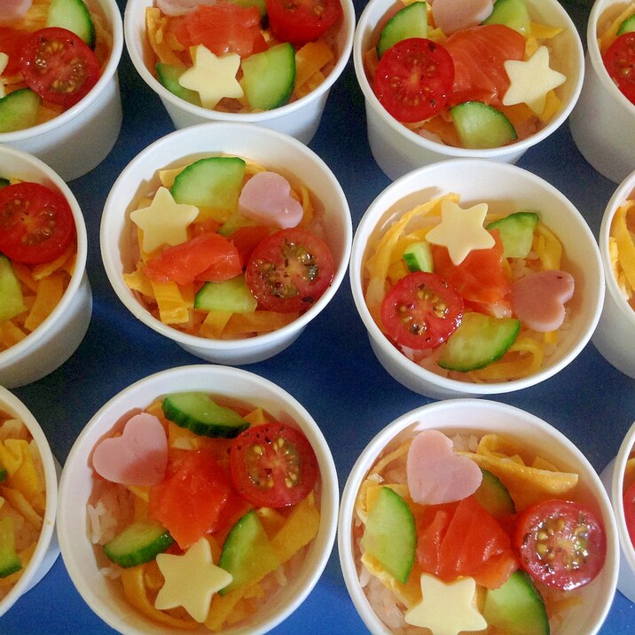 簡単カップ寿司 レシピ 作り方 By Findus 楽天レシピ